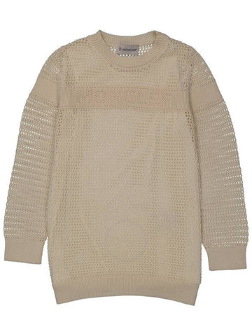 Moncler Girls Abito Tricot Mesh Sweater Dress, Size 8Y - MONCLER - BALAAN 1