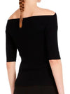 Soraia Knit Top Black - MAX MARA - BALAAN 3