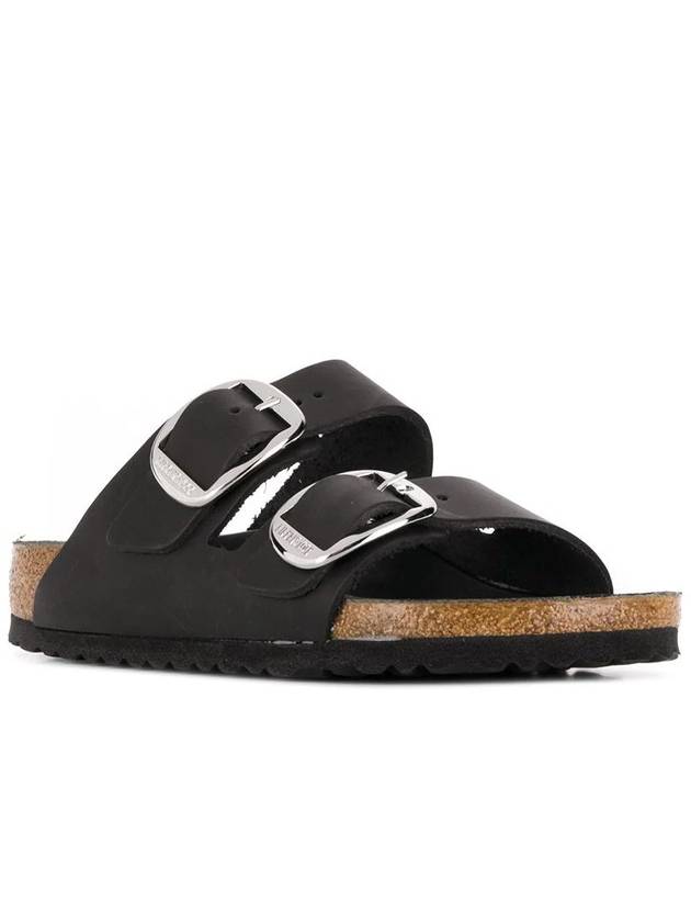 Arizona Big Buckle Slippers Black - BIRKENSTOCK - BALAAN 3