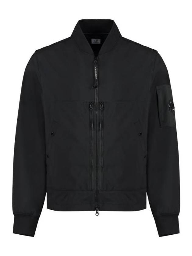 Shell-R Bomber Jacket Black - CP COMPANY - BALAAN 1