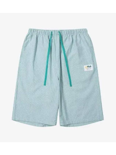 UNDERWEAR Aqua Green Striped Men s Pajama Bottoms FI4PJG2615MPGN - FILA - BALAAN 1