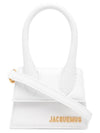 Le Chiquito Mini Tote Bag White - JACQUEMUS - BALAAN.