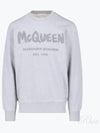 Graffiti Logo Sweatshirt Grey - ALEXANDER MCQUEEN - BALAAN 2