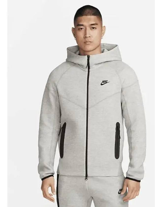 Sportswear Tech Fleece Zip-Up Hoodie Grey Heather - NIKE - BALAAN 2