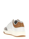 Sl61 Smooth Leather Suede Low Top Sneakers White - SAINT LAURENT - BALAAN 4