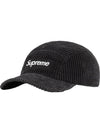 Corduroy Camp Cap Black Corduroy Camp Cap - SUPREME - BALAAN 1