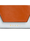 Logo Leather Half Wallet Brown - MARNI - BALAAN 8