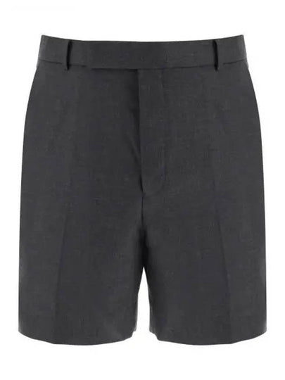 Twill Low Rise Color Mini Shorts Dark Grey - THOM BROWNE - BALAAN 2