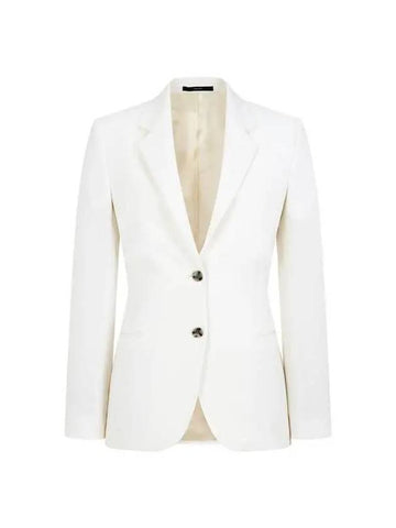 Women s Wool Blend Single Jacket Ivory 271932 - PAUL SMITH - BALAAN 1