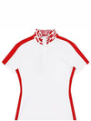 Women's Pip Polo Short Sleeve T-Shirt White - J.LINDEBERG - BALAAN 3