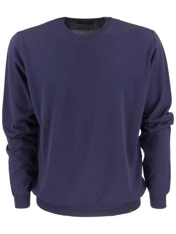 Cotton crew-neck jumper - FAY - BALAAN 1