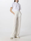 Side Star Logo Track Pants White - GOLDEN GOOSE - BALAAN 3