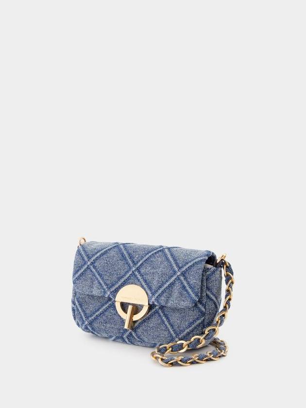 Nano Moon Crossbody - Vanessa Bruno - Cotton - Blue - VANESSA BRUNO - BALAAN 2