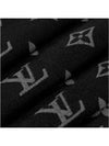 Monogram Wool Scarf Black - LOUIS VUITTON - BALAAN 4