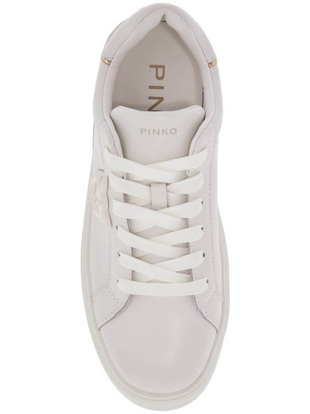 monogram detail platform sneakers with - PINKO - BALAAN 2