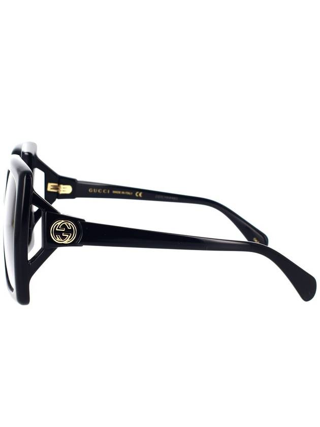 Eyewear Interlocking G Oversized Frame Sunglasses GG0876S001 - GUCCI - BALAAN 4