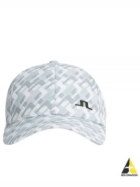 Men's Golf Jim Print Ball Cap Grey - J.LINDEBERG - BALAAN 2