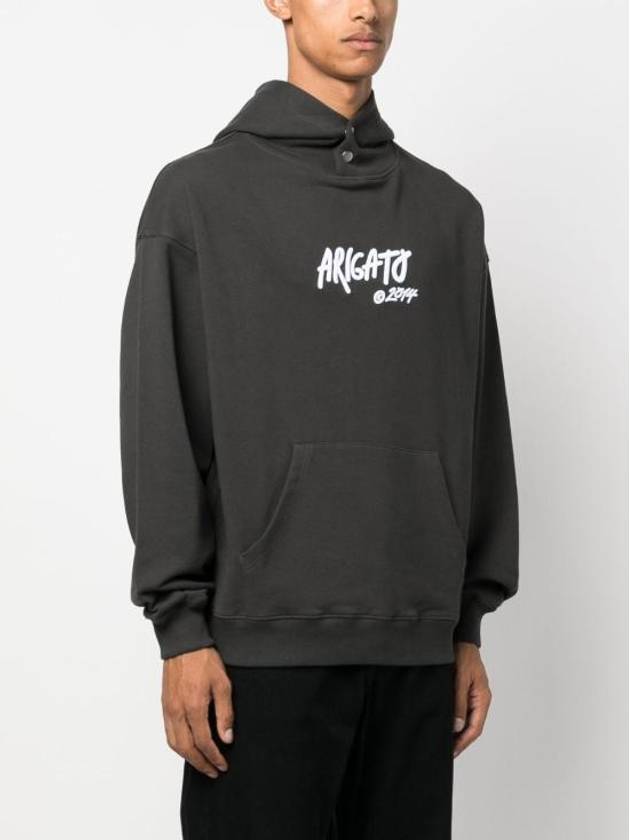 Tag Hoodie A0750006 Fade Black Hooded Sweatshirt - AXEL ARIGATO - BALAAN 8