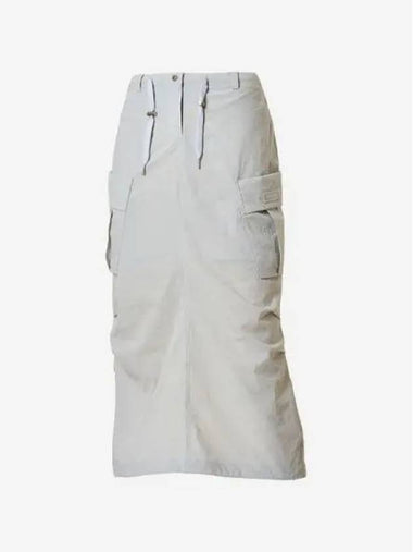 Women s FSI Cargo Skirt PALE GRAY - FILA - BALAAN 1