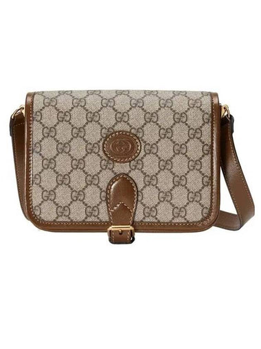 Interlocking G Mini Shoulder Bag Brown - GUCCI - BALAAN 1