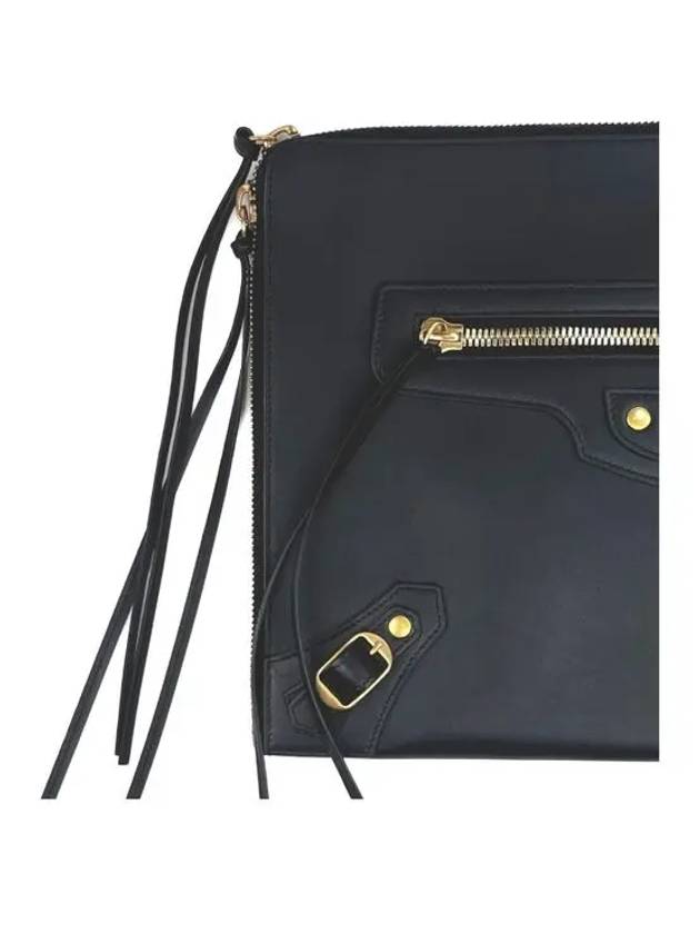 Neo Classic Strap Clutch Bag Black - BALENCIAGA - BALAAN 4