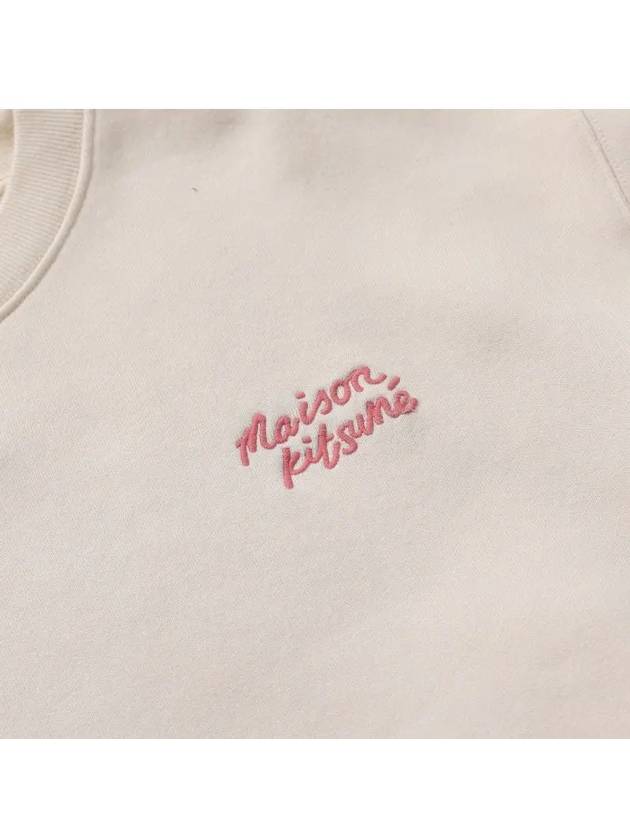 Handwriting Comfort Sweatshirt Pink - MAISON KITSUNE - BALAAN 4