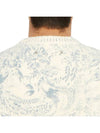 Toile De Jouy Pattern Round Neck Knit Top Heritage White - GOLDEN GOOSE - BALAAN 10