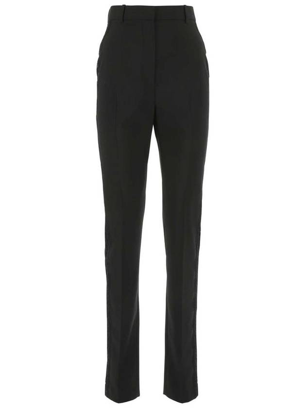 Wool Casual Straight Pants Black - ALEXANDER MCQUEEN - BALAAN 2