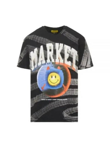 399001234 BLTIDY Smiley Tie Dye T Shirt - MARKET - BALAAN 1