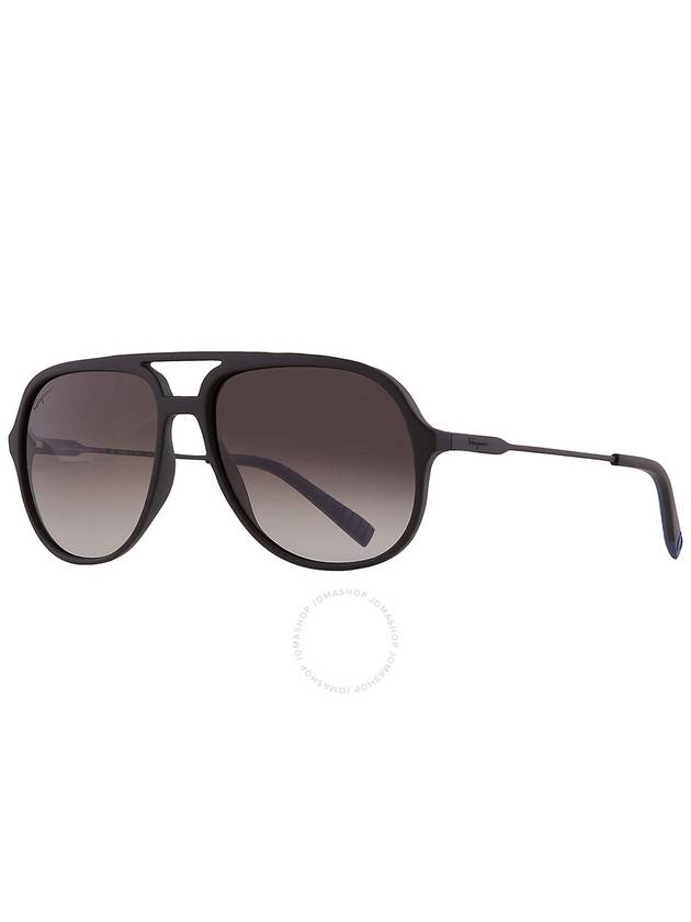 Eyewear Gradient Pilot Sunglasses Black - SALVATORE FERRAGAMO - BALAAN 4