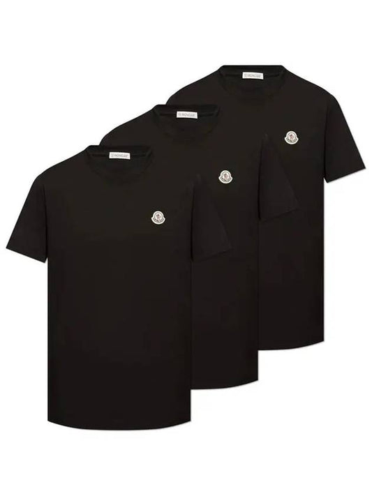 3 pack t shirt black 8C000 22 829H8 999 - MONCLER - BALAAN 2