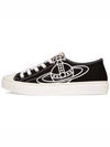 ORB Logo Low Top Sneakers Black - VIVIENNE WESTWOOD - BALAAN 3