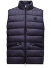 Lechtal Down Padded Vest Navy - MONCLER - BALAAN 1