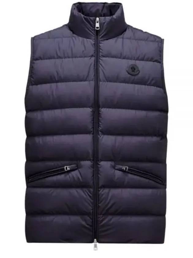 Men s Lechtal Down Vest Navy - MONCLER - BALAAN 1