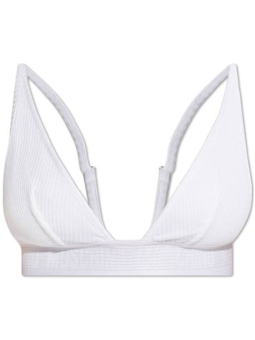 Moschino Bra With Logo, Women's, White - MOSCHINO - BALAAN 1