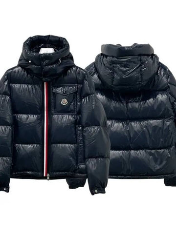 MONTBELIARD logo short down padded jacket 1A51X00 68950 742 1095705 - MONCLER - BALAAN 1