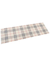 Check Wool Silk Blend Scarf Beige - BURBERRY - BALAAN 5