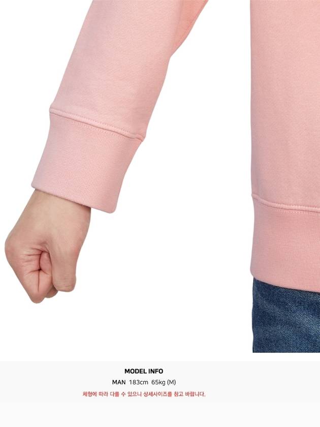 Men's Logo Print Detail Cotton Long Sleeve T-Shirt Pink - MAISON KITSUNE - BALAAN 10