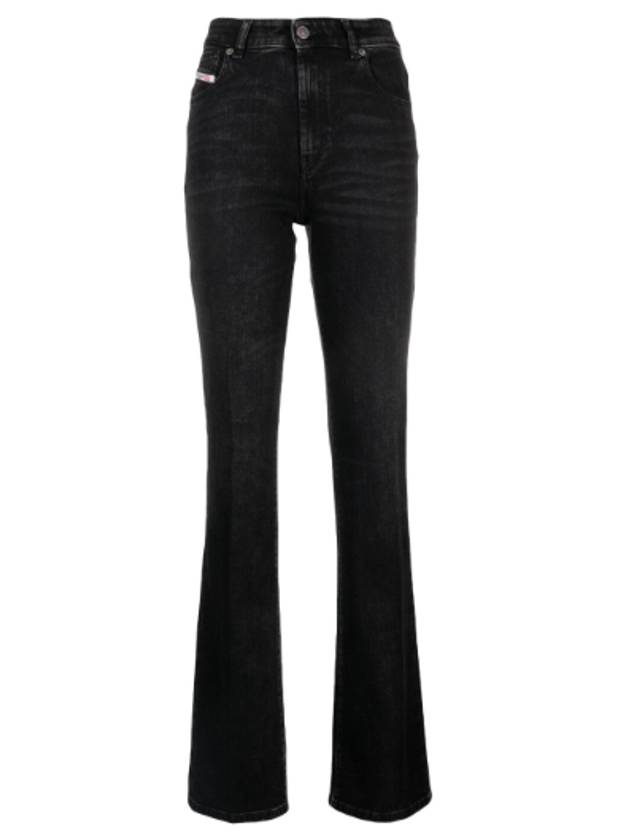 High Rise Bootcut Jeans Black - DIESEL - BALAAN 5