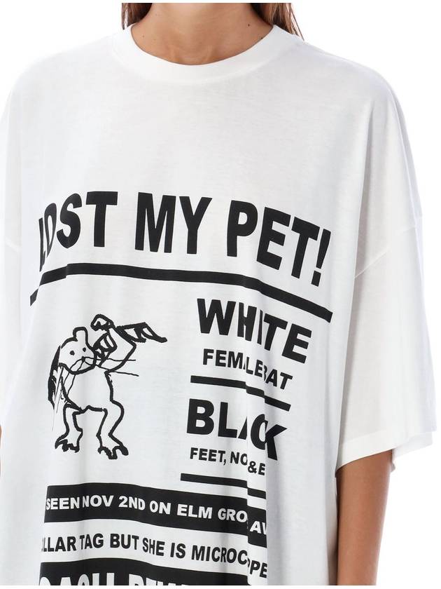 Lost pet maxi t-shirt - MAISON MARGIELA - BALAAN 3