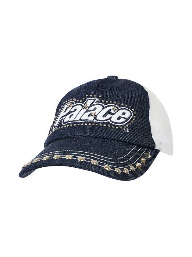 studded denim trucker ball cap indigo - PALACE - BALAAN 2