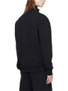 Fox Head Patch Half Zipper Sweatshirt Black - MAISON KITSUNE - BALAAN 6