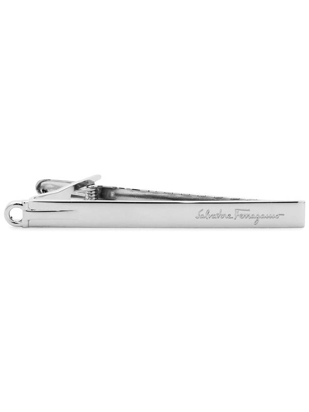 Logo Brass Tie Pin Silver - SALVATORE FERRAGAMO - BALAAN 6