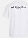 Men's Back Logo Cotton Short Sleeve T-Shirt White - WOOYOUNGMI - BALAAN 2