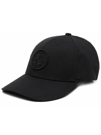 Wrap 6 Panel Ball Cap Black - STONE ISLAND - BALAAN 2