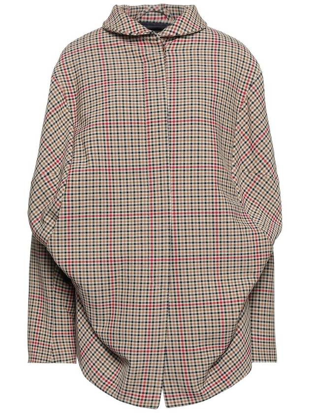 Deformed silhouette check jacket - VIVIENNE WESTWOOD - BALAAN 2