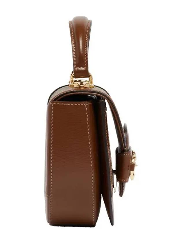 Horsebit 1955 Mini Top Handle Cross Bag Beige Brown - GUCCI - BALAAN 4