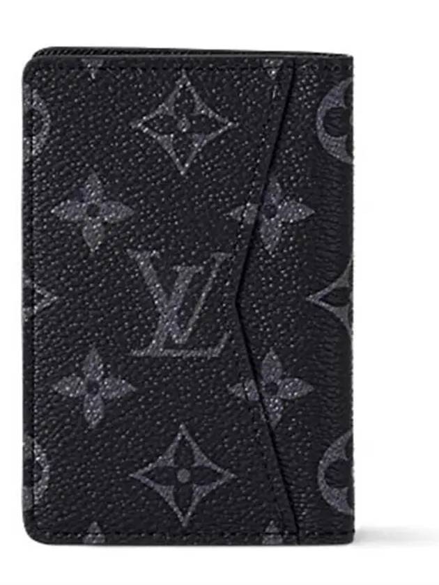 Pocket Organizer Monogram Card Wallet Black - LOUIS VUITTON - BALAAN 6