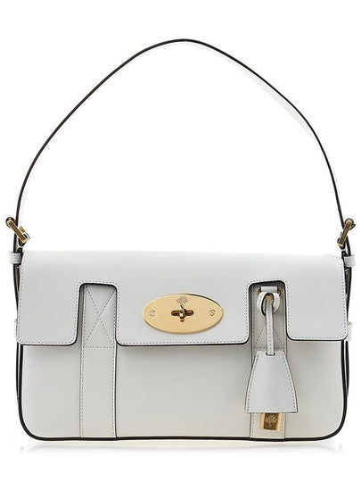 Bayswater Classic Smooth Leather Shoulder Bag White - MULBERRY - BALAAN 2