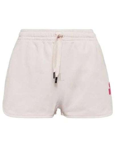 Mifa Logo Print Cotton Shorts Light Pink - ISABEL MARANT - BALAAN 2